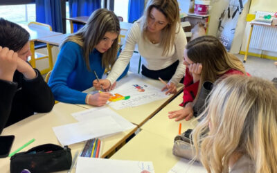 Création d’affiche sur la phobie scolaire